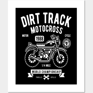 Dirt Track Posters and Art